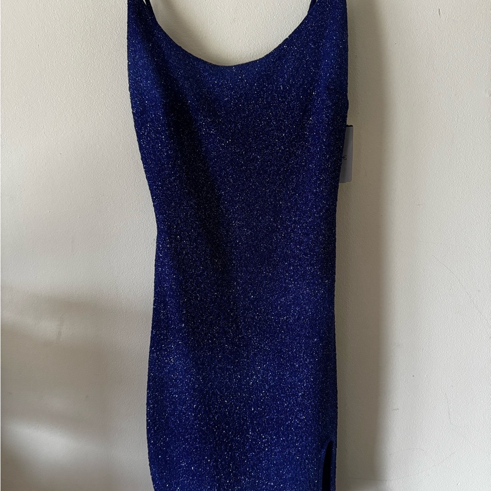 NWT Blue Sparkle Mini Dress